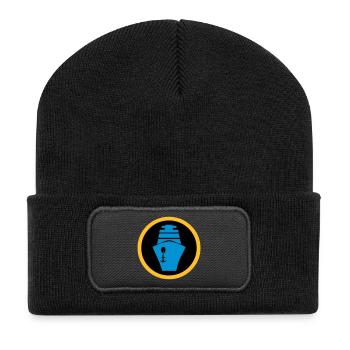 Navire | Croisière | Bac - Beanie recyclé à patch - noir - Devant