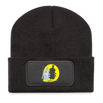 Spray-und Flex-Strahler - Recycelte Patch Beanie - Dunkelgrau - Vorne