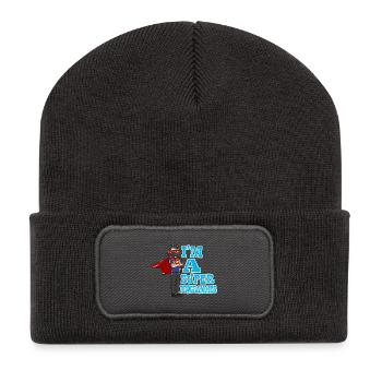 Programmer computer science gift - Recycled Patch Beanie - dark grey - Front