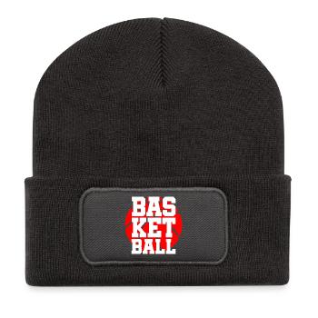Basketball Ball Slam Dunk Rebound Gift - Recycled Patch Beanie - dark grey - Front