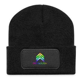the lucky few - downsydrom - Recycled Patch Beanie - black - Front
