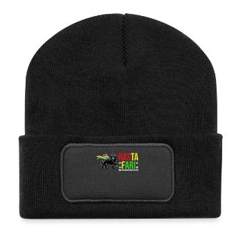Système sonore souterrain de Rasta Fari - Beanie recyclé à patch - noir - Devant