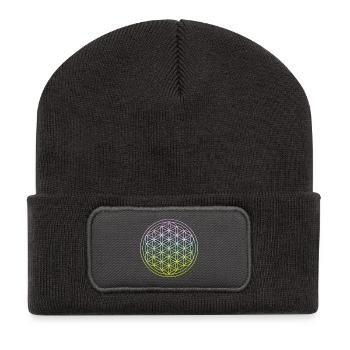 Yoga - Recycelte Patch Beanie - Dunkelgrau - Vorne