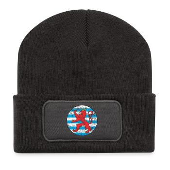 aeronautics Luxembourg Luxembourg air force - Recycled Patch Beanie - dark grey - Front
