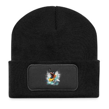 kayaking - Recycled Patch Beanie - black - Front