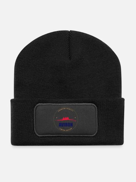 Aviron - Beanie recyclé à patch - noir