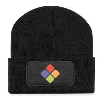 Clover Symbol Colors Shamrock Colors Gift - Beanie recyclé à patch - noir - Devant