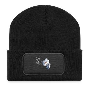 Cats Mum for cat for cats Mum - Recycled Patch Beanie - black - Front