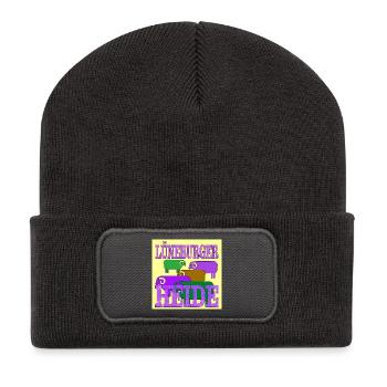 Lande de Lunebourg - Beanie recyclé à patch - charbon - Devant