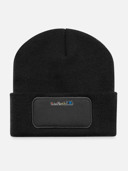Biker evolution motorcycle development progress - Recycled Patch Beanie - black