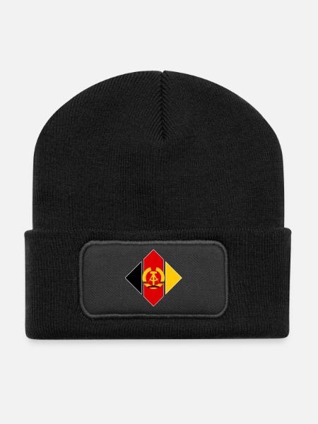Plaques De l’Air Forces de la NVA - Beanie recyclé à patch - noir