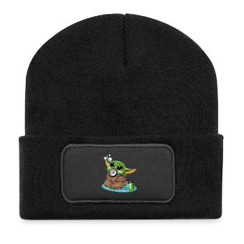 Tauch Dive Baby - Recycelte Patch Beanie - Schwarz - Vorne