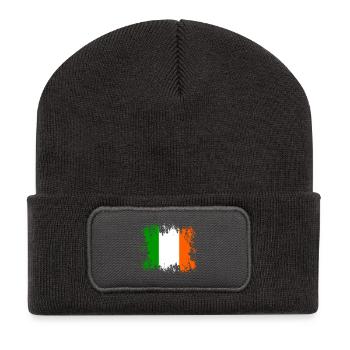 Irland - Irland - Recycelte Patch Beanie - Dunkelgrau - Vorne