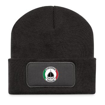 Firenze Italia Florence City Souvenir Drapeau Italien - Beanie recyclé à patch - charbon - Devant