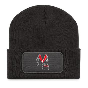 Doctor Doctor Specialist Family Doctor Emergency Doctor Emergency - Recycled Patch Beanie - dark grey - Front