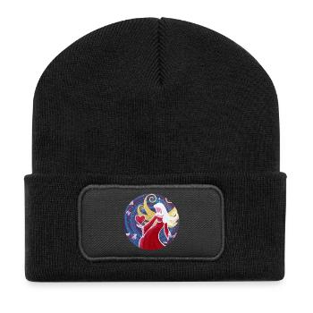 Ange de l’amour heureux Sonja Ariel de Staden - Beanie recyclé à patch - noir - Devant