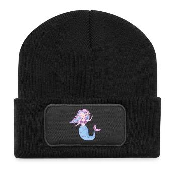Mermaid - Recycled Patch Beanie - black - Front