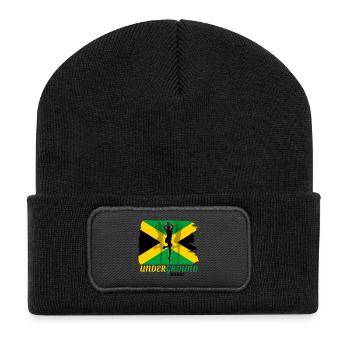 Underground Jamaica Flag Sprint - Recycled Patch Beanie - black - Front