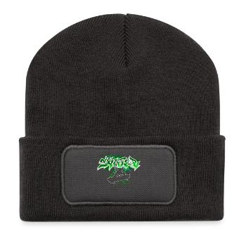 Skater Graffiti - Beanie recyclé à patch - charbon - Devant