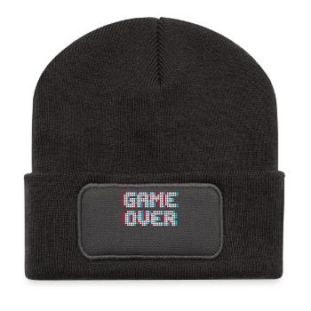 Gamer Games Gambler - Recycled Patch Beanie - dark grey - Front
