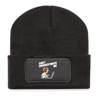Gamer Statement Headset Pc Joueur Joueur - Beanie recyclé à patch - charbon - Devant