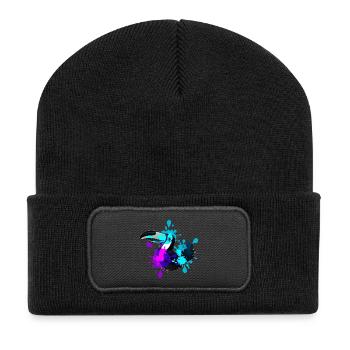 toucan - Recycled Patch Beanie - black - Front