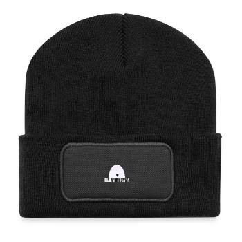 Plisi - Recycelte Patch Beanie - Schwarz - Vorne