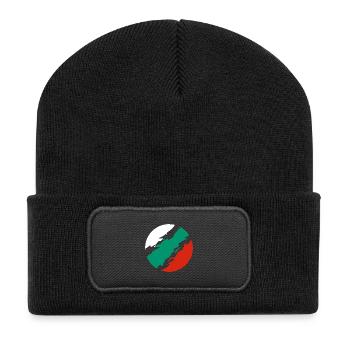 Drapeau de la Bulgarie - Beanie recyclé à patch - noir - Devant