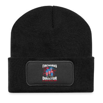 Fireworks Director If I Run You Run - Recycelte Patch Beanie - Schwarz - Vorne
