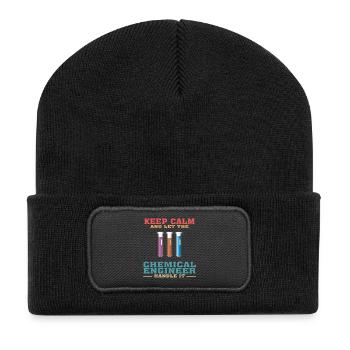 Citation amusante en génie chimique pour Chemical Engi - Beanie recyclé à patch - noir - Devant