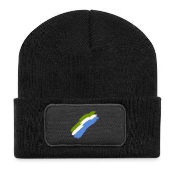 Sierra Leone - Recycelte Patch Beanie - Schwarz - Vorne
