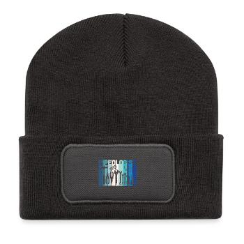 Outils de plombier pipeologiste - Beanie recyclé à patch - charbon - Devant
