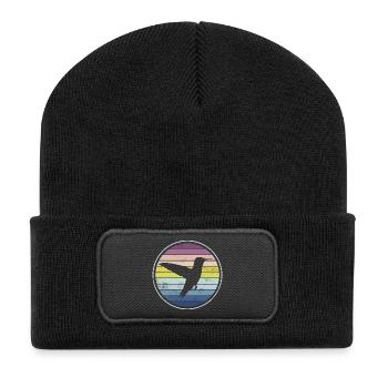 Hummingbird - Recycled Patch Beanie - black - Front