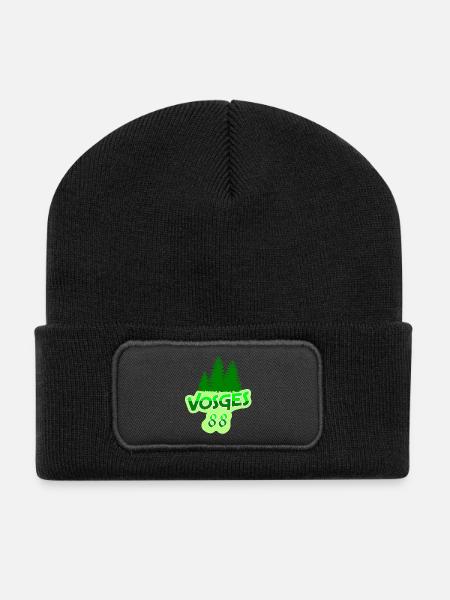 Vosges - Beanie recyclé à patch - noir