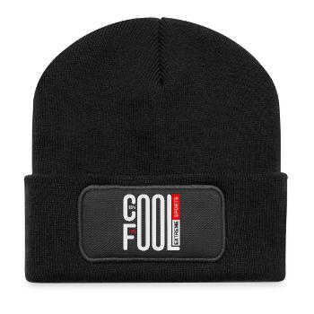 SPORTS EXTRÊMES COOL ET FOUS - Beanie recyclé à patch - noir - Devant