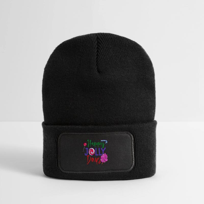 Sweets Statement Candy Snacking Delicious Recycled Patch Beanie