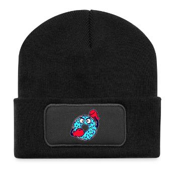 Beignet Délicieux Bonbons Cuisson Snack Calories - Beanie recyclé à patch - noir - Devant
