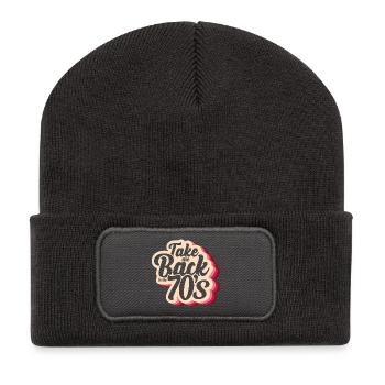 Take Me Back To The 70s - Recycled Patch Beanie - dark grey - Front