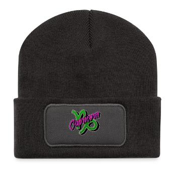 Zodiac Sign Sky Capricorn Horoscope Galaxy - Recycled Patch Beanie - dark grey - Front