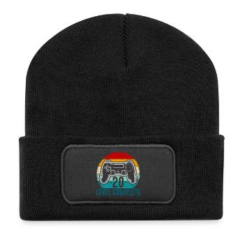 Retro Controller Level Complete - Recycled Patch Beanie - black - Front