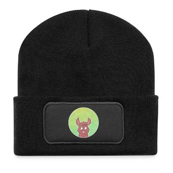 Squirrel - Recycled Patch Beanie - black - Front