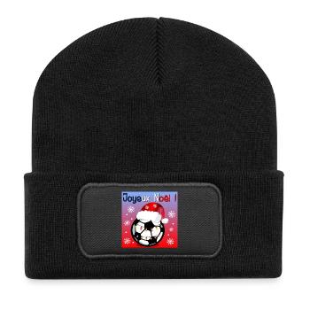 Joyeux Noël - FOOTBALL - HIVER FRANCE - Père Noël - Beanie recyclé à patch - noir - Devant