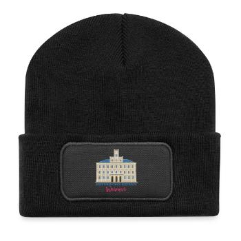 Weimar, Historisches Rathaus, Deutschland - Recycelte Patch Beanie - Schwarz - Vorne