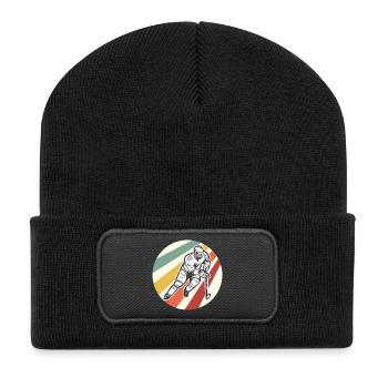 Eishockey - Recycled Patch Beanie - black - Front