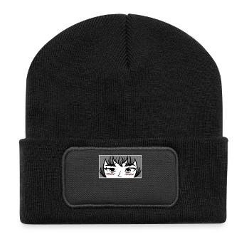 Pop Culture Geek Comic Anime Cosplay Manga Japan - Recycled Patch Beanie - black - Front