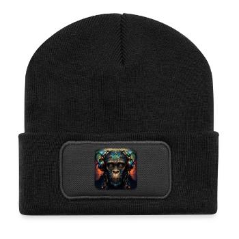 Cosmic DJ - Recycled Patch Beanie - black - Front