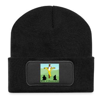 Jesus of Bananazareth - Recycled Patch Beanie - black - Front