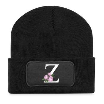 Z - Recycelte Patch Beanie - Schwarz - Vorne