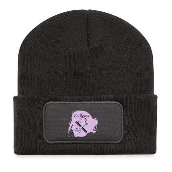 Hairdresser - Recycled Patch Beanie - dark grey - Front