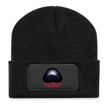 Vous allez avoir besoin d’un bateau plus grand - Beanie recyclé à patch - noir - Devant